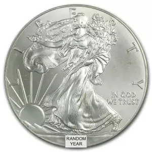 Any Year - 1oz American .999 Silver Eagle BU Coin (Off Quality) (2)
