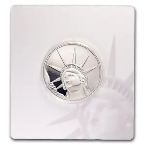 2019 1.5 oz Solomon Islands Lady Liberty Silver Proof In Assay