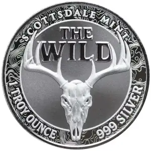 1 oz Scottsdale Mint THE WILD .999 Silver Round