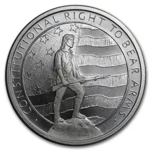 1 oz GSM Second Amendment (Right to Bear Arms) .999 Silver Round
