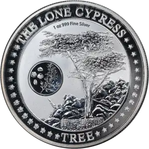 2022 1oz Niue Lone Cypress Tree .999 Silver Coin