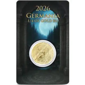 2026 1/4oz Germania .9999 Gold round in Assay