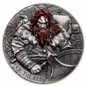 2024 2oz Cameroon Way to Valhalla Series - Erik the Red .999 Silver Coin (4)
