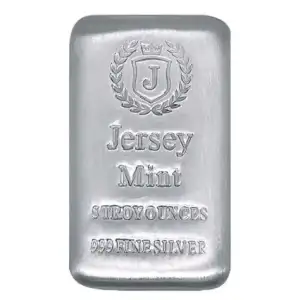 5oz Jersey Mint .999 Silver Bar