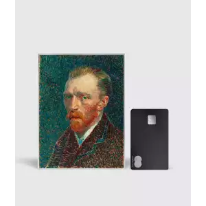 2024 2.5oz Chad Self-Portrait 1887 by Vincent Van Gogh .999 Silver Coin
