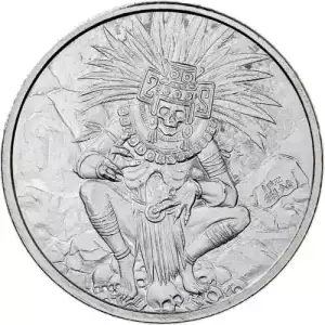 Aztec God of Death .999 Silver Round