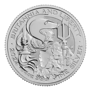 2024 1/4oz Great Britain Liberty and Britannia .999 Silver