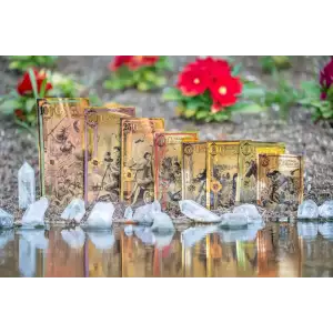 1/2 Oklahoma GoldBack Note 1/2000th oz .999 Gold