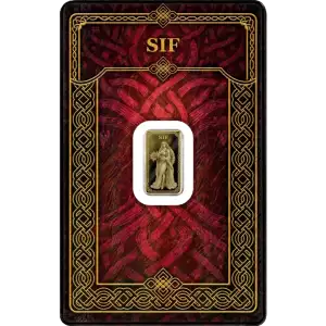 2026 1/100 oz Germania Mint Sif .9999 Proof Gold Bar in Assay