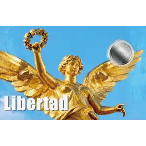 2026 1/1000 oz Liberia Libertad .9999 Platinum Coin in Card