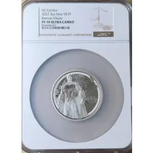 2022 2022 3oz Niue DC Comics Batman Classic .999 Silver Coin NGC PF70 UC NGC (2)