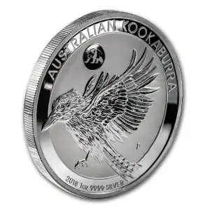 2018 1oz Australia Perth Mint Kookaburra with Panda Privy .9999 Silver Coin