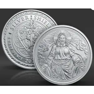 2026 1 oz GSM Silver Shield Christ is Coming .999 Silver Round