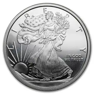 2oz Walking Liberty .999 Silver Round (Random Design)