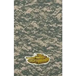 1/1000th oz US Army Tank w/ Eagle .9999 Gold Medal in Card