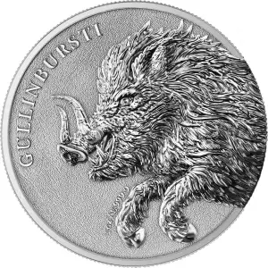 2025 1oz Germania Beasts: Gullinbursti Geminus .9999 Silver BU Round