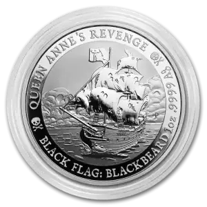 2022 1oz Tuvalu Black Flag Series 