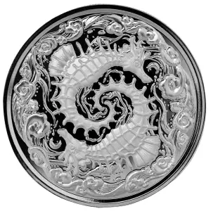 2024 1oz Samoa Seahorse .999 Silver Proof- like Coin