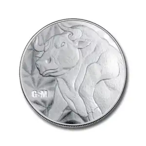 1/10oz GSM Bull and Bear .999 Silver Round