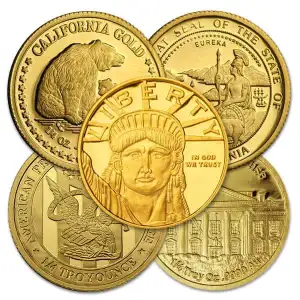 Generic 1/4oz Gold Round