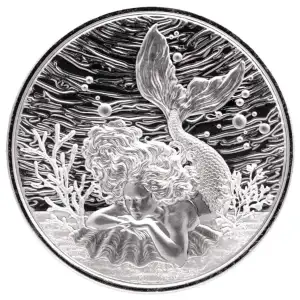 2026 1oz Samoa Mermaid Under the Sea .999 Silver Coin