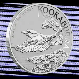 2026 1/10 oz Australia Perth Mint Kookaburra .9995 Platinum Coin