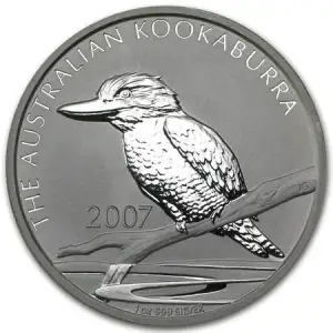 2007 1oz Australian Perth Mint Kookaburra .999 Silver
