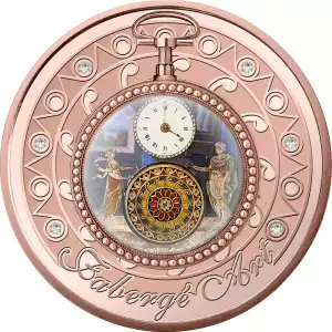 2023 Niue Faberge Pocket Watch 1 oz Silver Coin