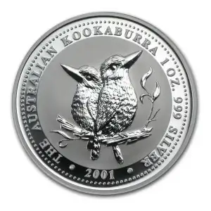 2001 1oz Australia Perth Mint Kookaburra .9999