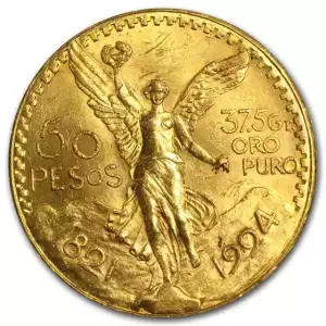 1924 Mexico 50 Pesos Gold Coin  (2)