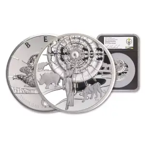 2024 5oz Samoa Light of Liberty Natanya Van Niekerk NGC PF70 FDOI Silver Coin