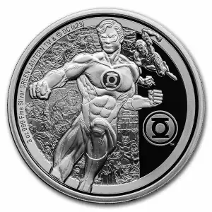 2023 3 oz Niue DC Green Lantern Classic .999 Silver Proof Coin in OGP