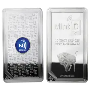 5oz Mint ID Buffalo .999 Silver Bar