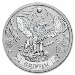 2025 1/2oz Australia Myths & Legends: Griffin .9999 Silver Coin