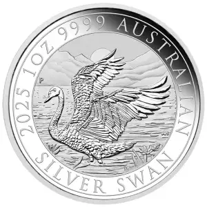 2025 1oz Australia Perth Mint Swan .9999 Silver Coin BU