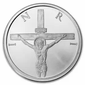 2026 1 oz GSM Silver Shield Crucifixion .999 Silver Round