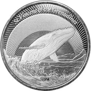 2023 1oz EC8 St. Vincent & The Grenadines Humpback Whale .999 Silver Coin
