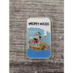 Steamboat Willie Enamel Style Color 1 oz silver bar